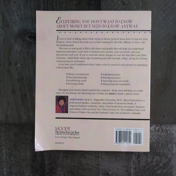 Money Sense: What Every Woman Must Know by Judith Briles Paperback Book - Picture 2 of 8